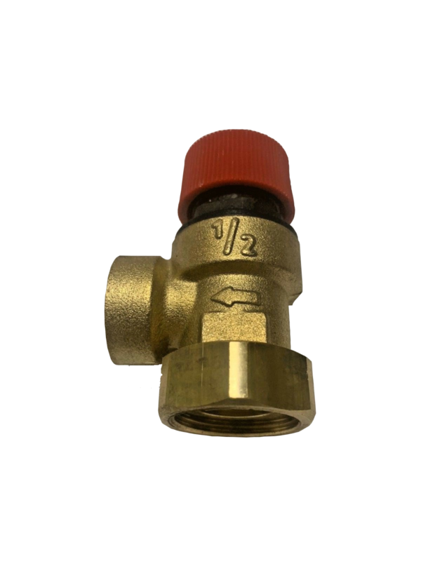 6 BAR PRESSURE RELIEF VALVE 3/4″ to 1/2″ LOOSE NUT CONNECTION CYLINDER